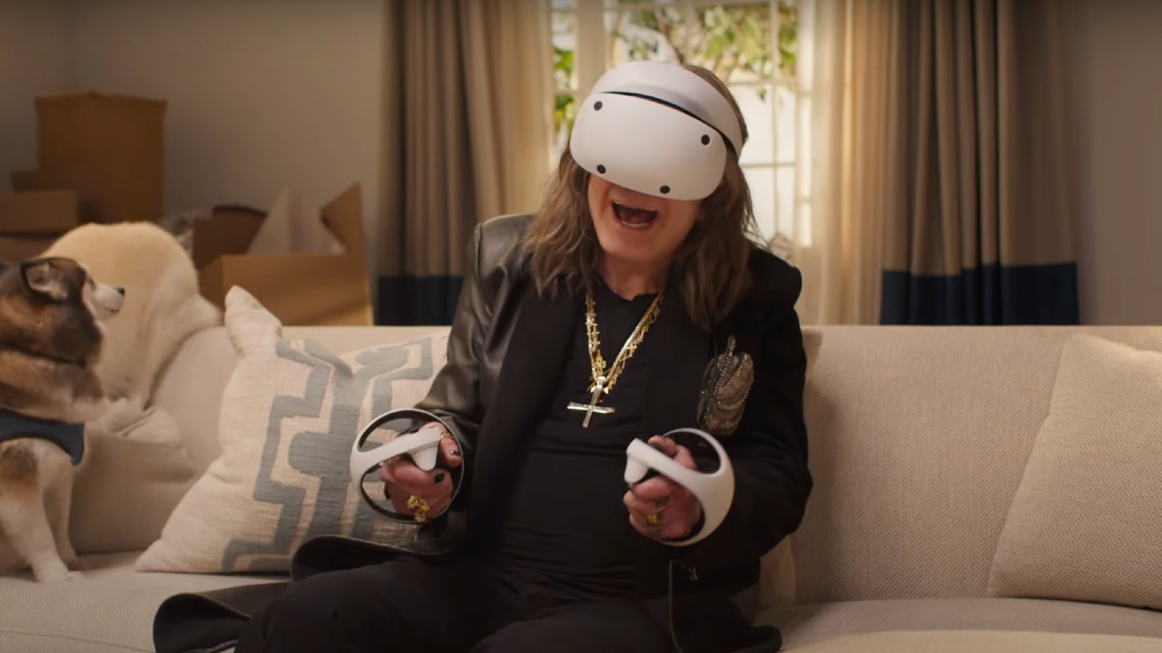 Ozzy Osbourne using the PSVR 2 - PlayStation VR2