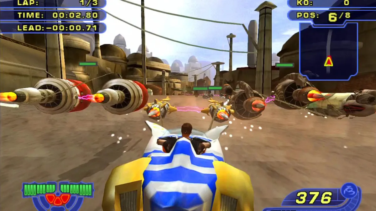 Star Wars: Racer Revenge great sequel like Burnout that no one played on PS2 from Rainbow Studios, needs a Criterion podracer reboot