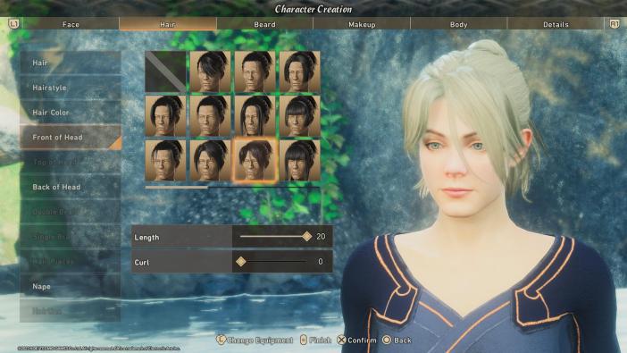 yes there is character customization in wild hearts