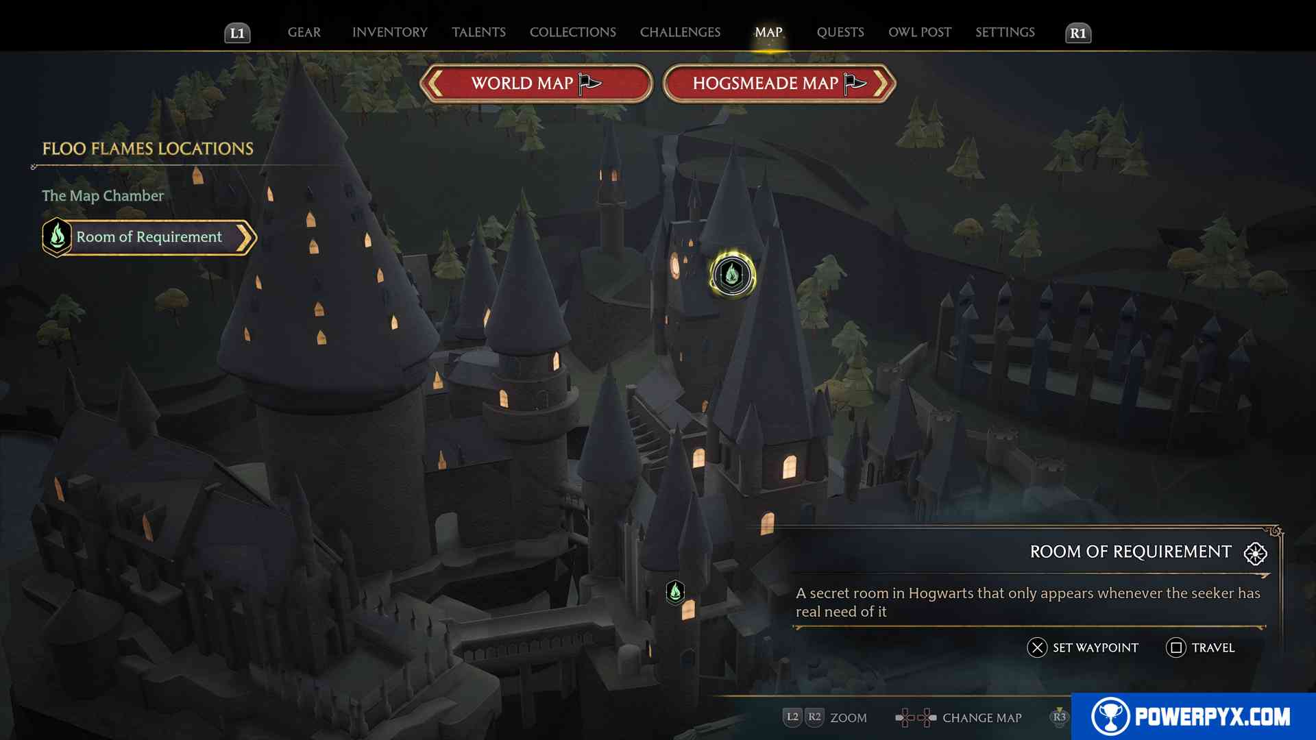 Here is a list of all of the Floo Flame locations in Hogwarts Legacy, for easy fast travel between all locations.