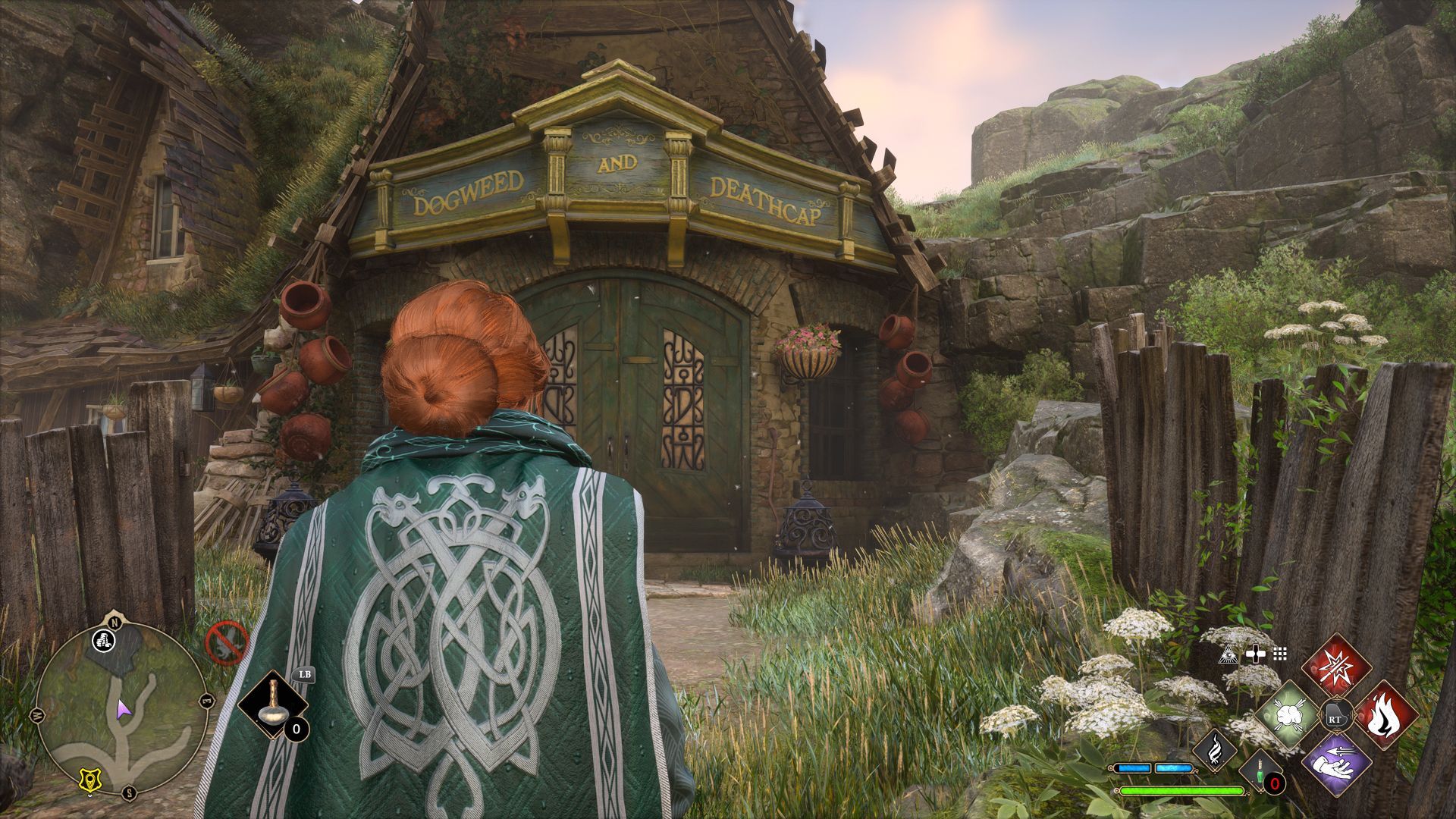 How to Find Dogweed and Deathcap in Hogwarts Legacy Hosgmeade