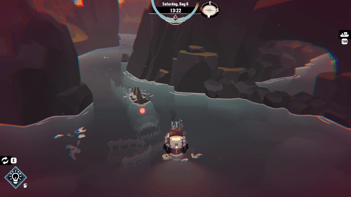 Dredge game preview single-player fishing adventure at night creepy horror Black Salt Games Team17