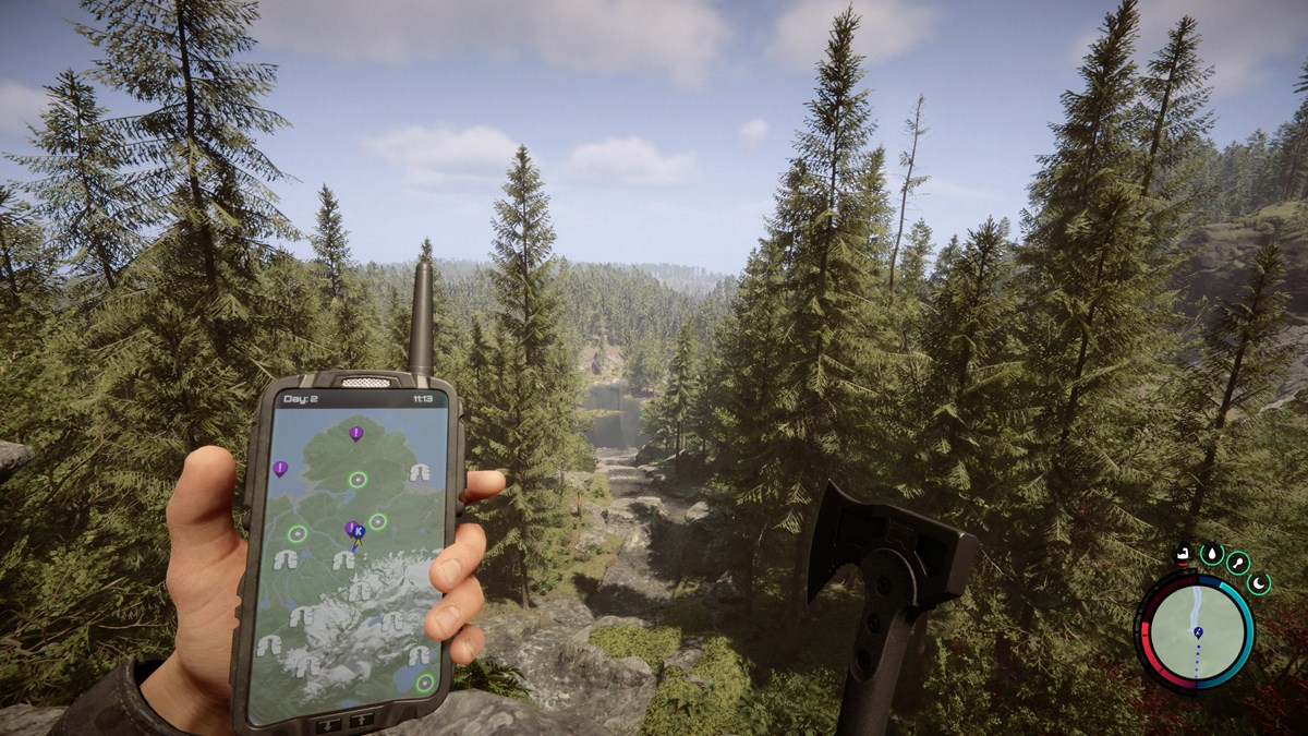 Here is everything you need to know about how to make the map larger in Sons of the Forest, zooming in or out with the GPS tracker.