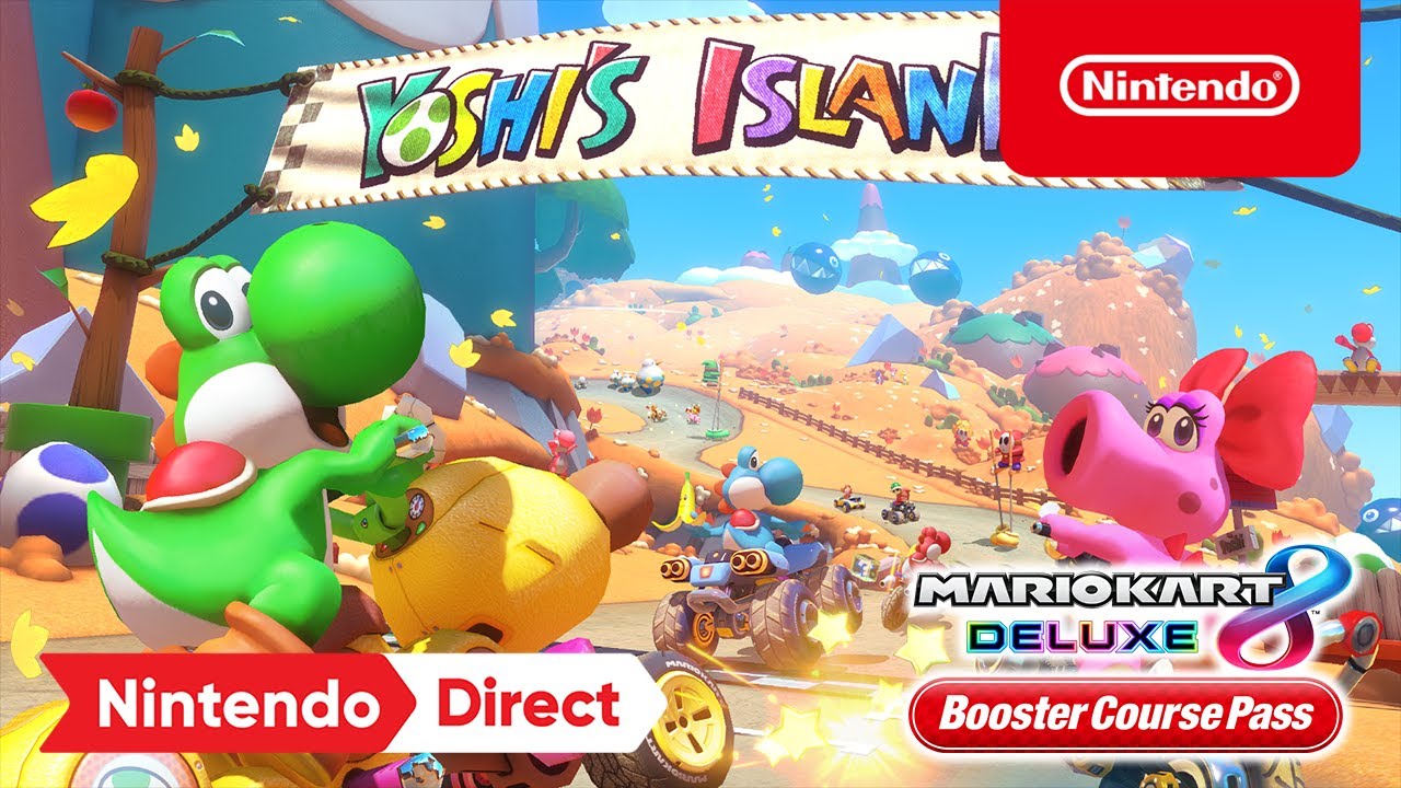Nintendo Direct February 2023: Mario Kart 8 Deluxe Booster Course Pass Wave 4 includes Yoshi's Island as a new level and the return of playable Birdo.