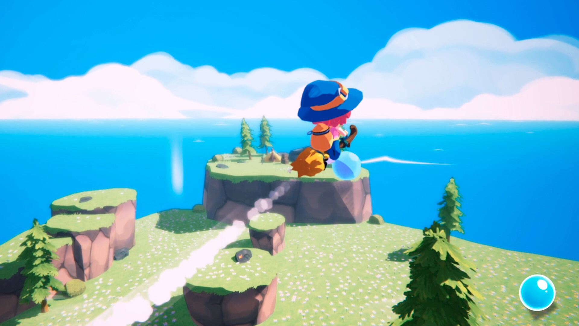 Mika and the Witchs Mountain preview Steam Next Fest demo worst witch yeet parcels mail Chibig Nukefist Kiki's Delivery Service