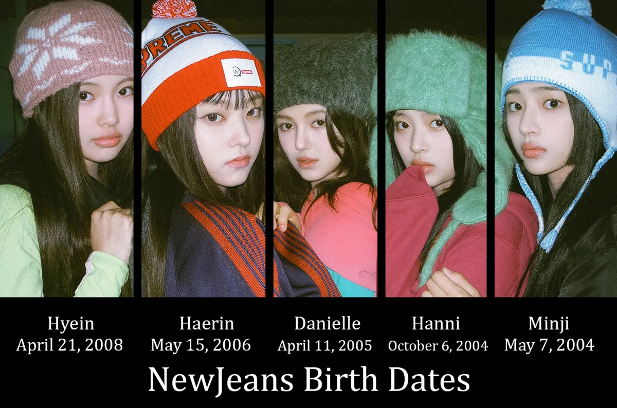 If you are wondering how old the NewJeans members are, here is the age and birthday for Minji, Hanni, Danielle, Haerin, and Hyein.