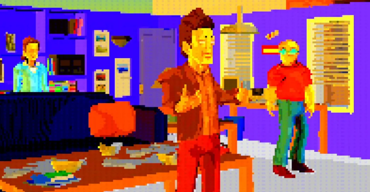Nothing Forever is an infinite AI-generated Seinfeld episode streaming 24/7 on Twitch, creating comedy with Larry, Fred, Yvonne, & Kakler.