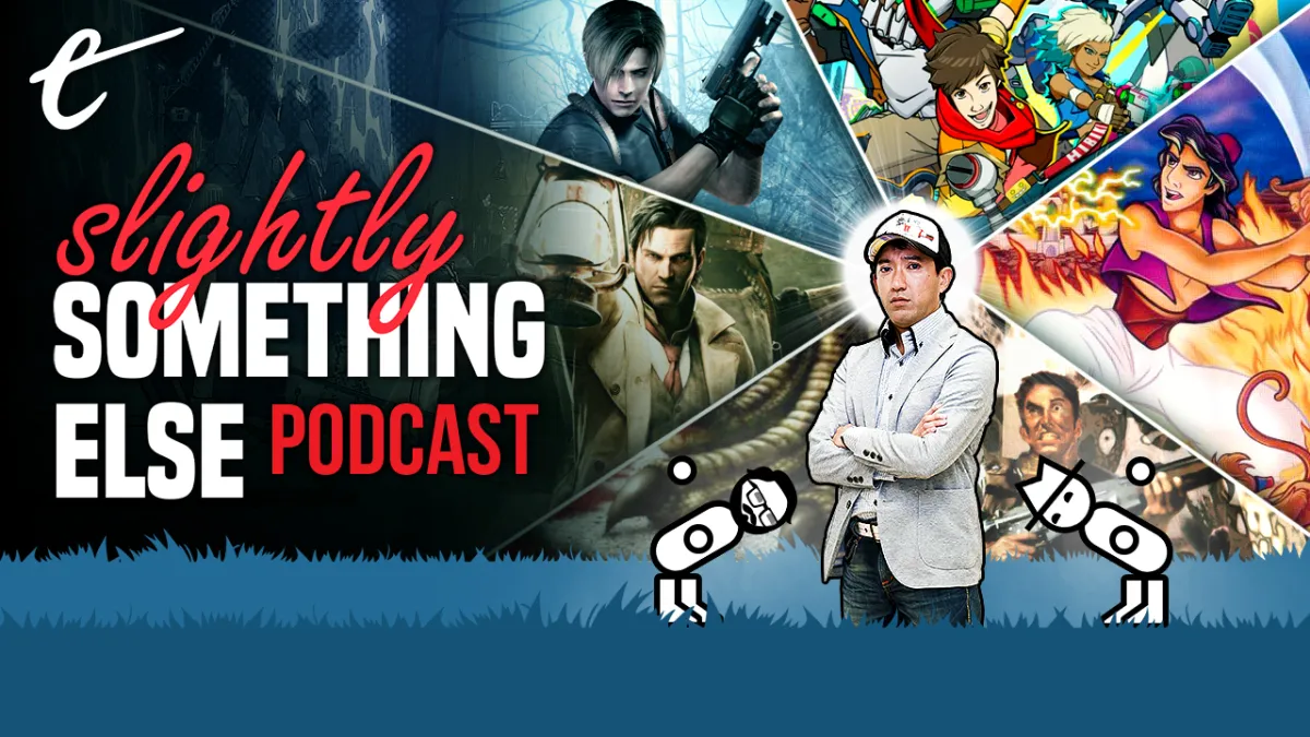 Slightly Something Else podcast: Yahtzee & Marty discuss the career of Shinji Mikami now that he is leaving Tango Gameworks - Resident Evil 4 RE4 The Evil Within Hi-Fi Rush