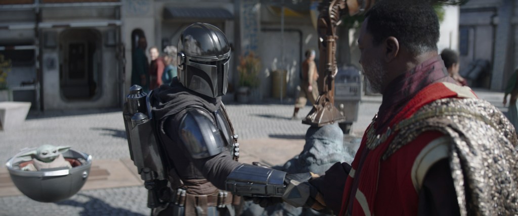 The Mandalorian season 3 premiere, episode 1, Chapter 17: The Apostate, feels like it is resetting the characters for their new Disney+ adventure / written by Jon Favreau and directed by Rick Famuyiwa.