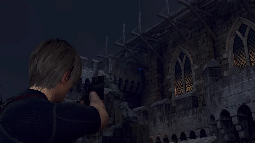 Resident Evil 4 remake blue medallions 3 castle gate 1