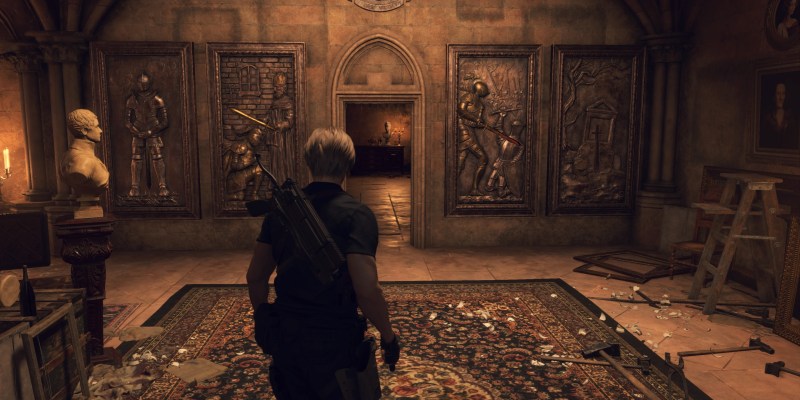Resident Evil 4 remake castle treasury sword puzzle solved