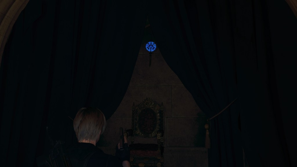 Resident Evil 4 nueva versión Blue Medallions quest 4 castillo Grand Hall medallón 4