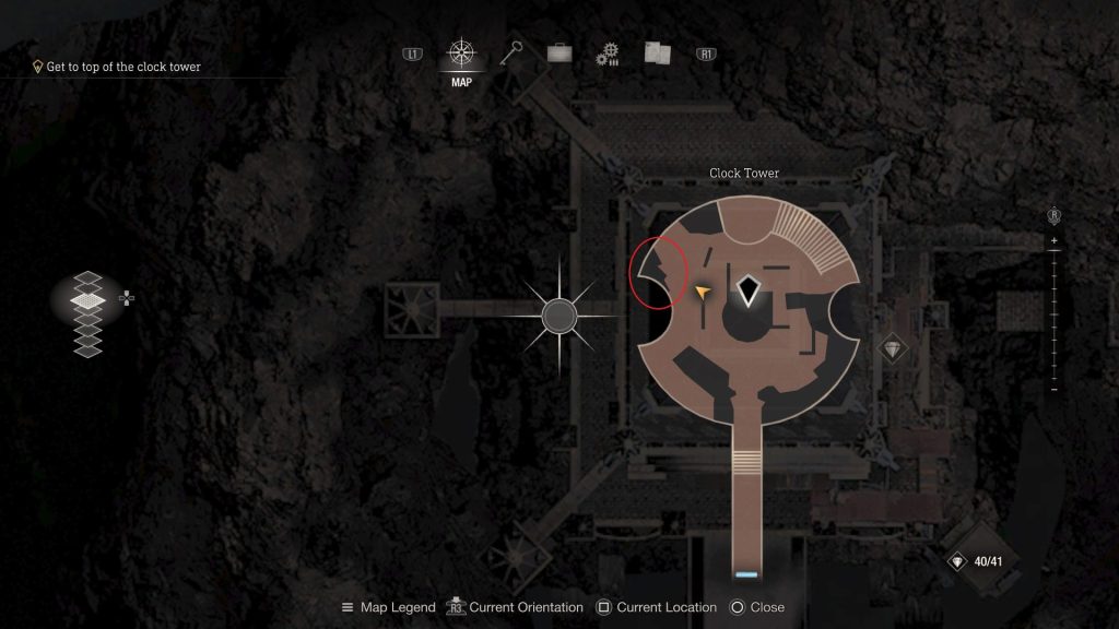 RE4 Remake Clockwork Castellans Castle 12 map