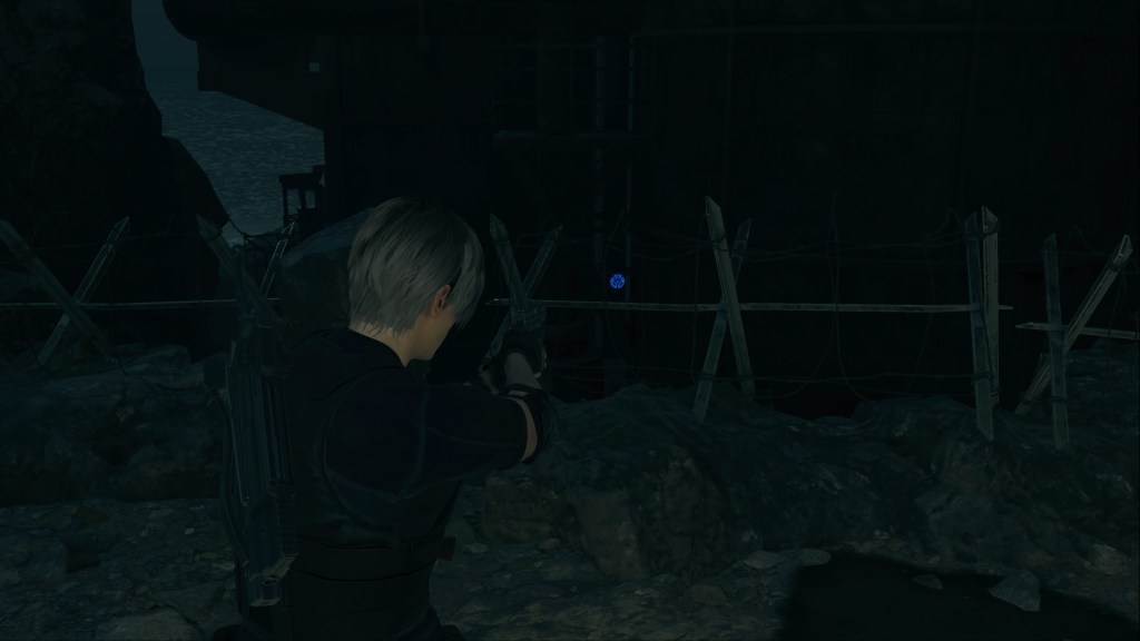 Resident Evil 4 remake blue medallions 5 island cargo depot medallion 1