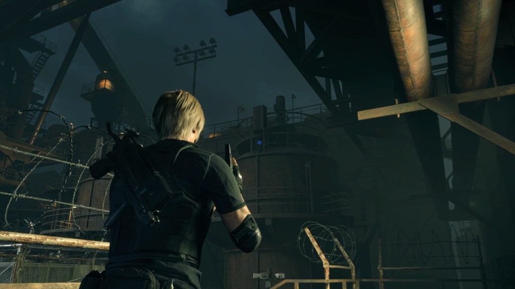 Resident Evil 4 remake blue medallions 5 island cargo depot medallion 5