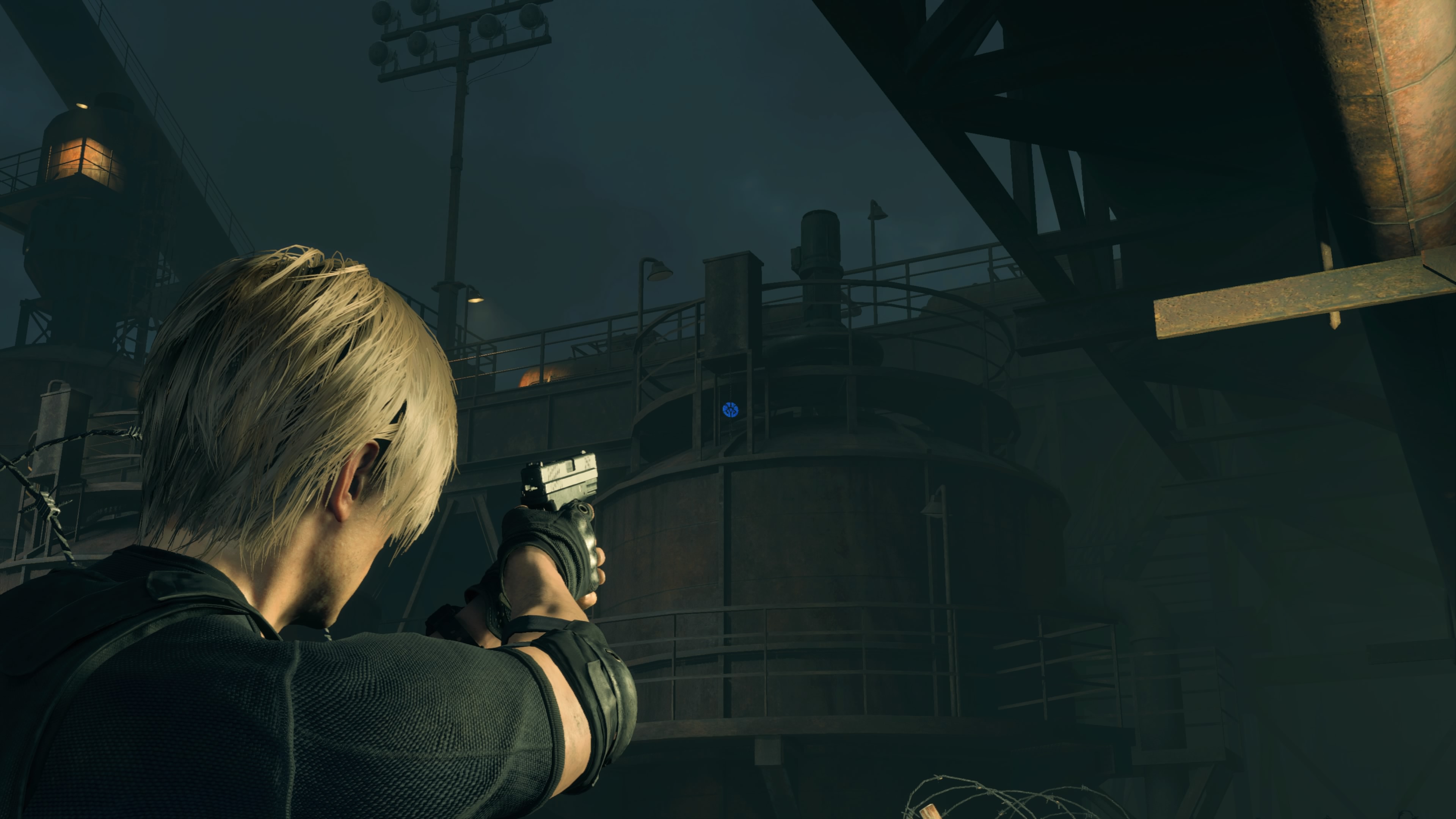 Resident Evil 4 remake blue medallions 5 island cargo depot