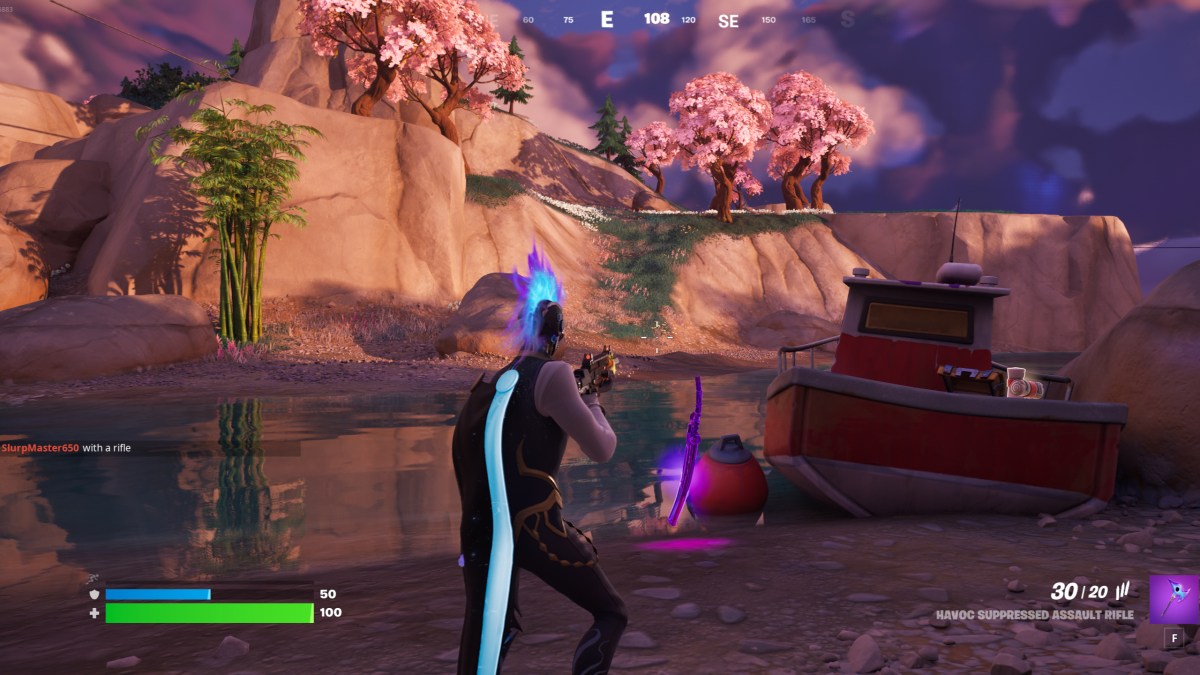 Here is the best landing spot for Fortnite Chapter 4 Season 2 to get a strong start and load up on great loot before even fighting much - Kinetic Blade katana