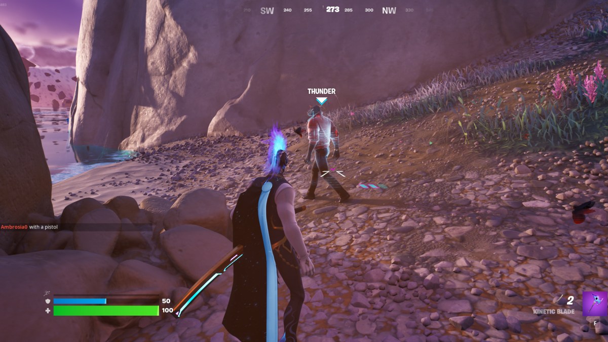 Here is the best landing spot for Fortnite Chapter 4 Season 2 to get a strong start and load up on great loot before even fighting much - Steamy Springs Thunder NPC
