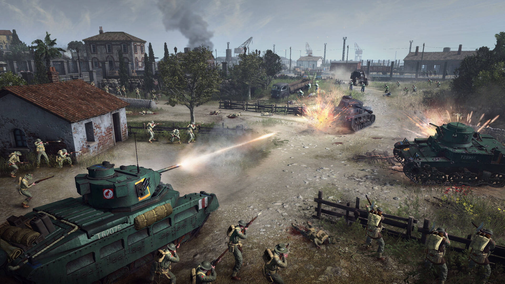 Company of Heroes 3 spontaneous gameplay creates your own war stories story from Relic Entertainment and Sega