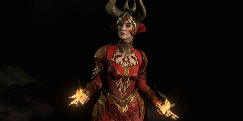 Keep Your Character from Diablo 4 Beta in Full Game - Sorceress Promo Pic