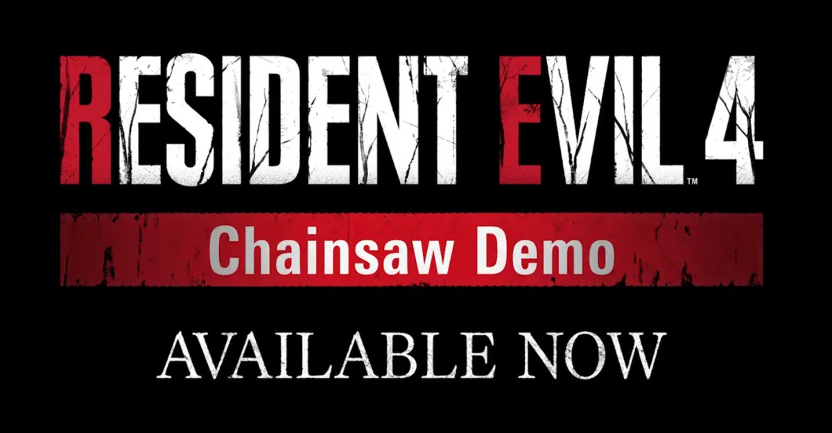 Resident Evil 4 Chainsaw Demo out available now PS4 PS5 Xbox Series X S PC Steam