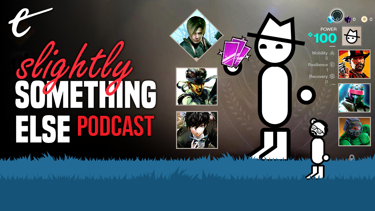 how not to do video game menus - slightly something else podcast yahtzee croshaw marty sliva resident evil 4 metal gear solid persona 5 doom UI