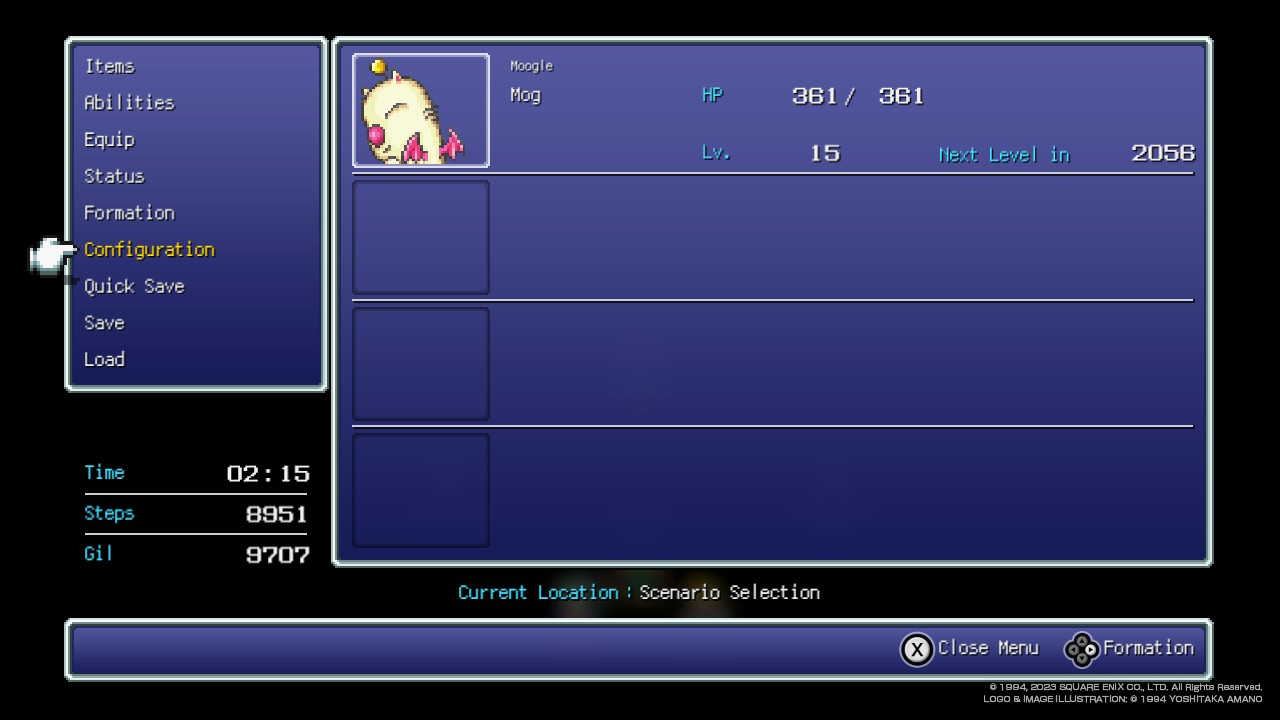 That is everything you need to know about how to use Boost to increase, decrease, or stop the rate gain of EXP, money / Gil, and Magic AP in Final Fantasy Pixel Remaster I, II, III, IV, V, and VI on Nintendo Switch and PlayStation 4, as well as how to turn off random battle encounters.
