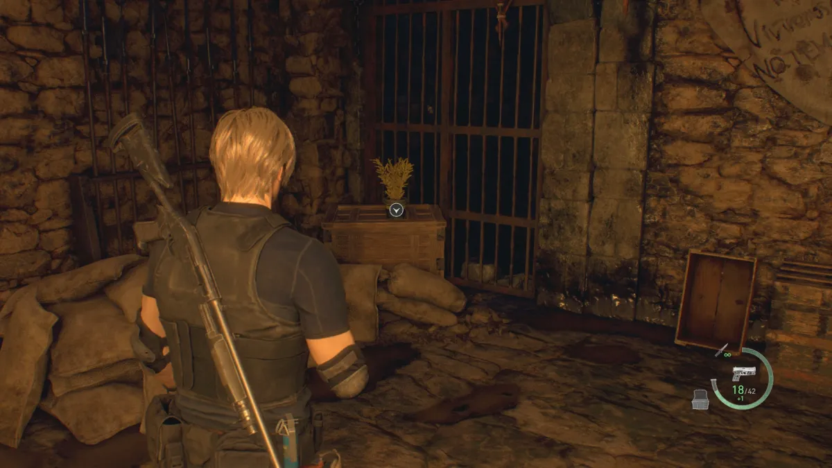 Yellow Herbs in Resident Evil 4 - Chapter 10