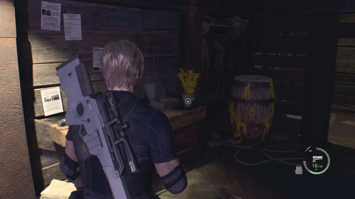 Yellow Herbs in Resident Evil 4 - Chapter 12