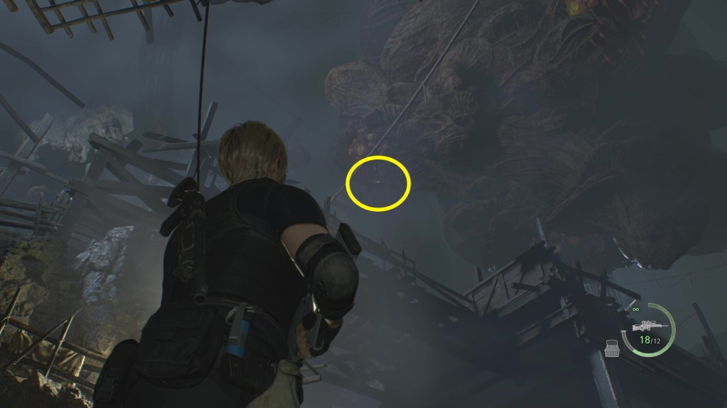 Resident Evil 4 rehace la ubicación del nódulo de búsqueda de Insect Hive 1