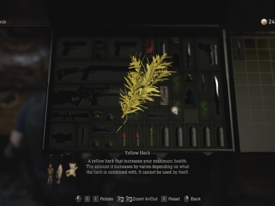 Yellow Herb in Resident Evil 4