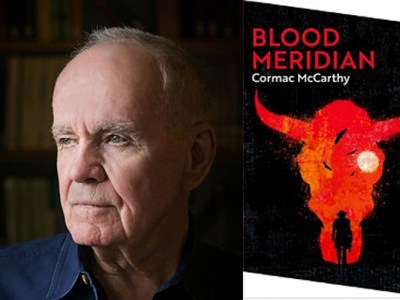 Cormac McCarthy and Blood Meridian Cover via Picador - Novel Getting Movie Adaptation