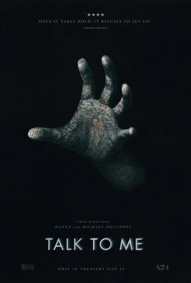 A24 has released the first trailer for horror movie Talk to Me, a potential masterpiece in the making about a creepy hand and the dead.