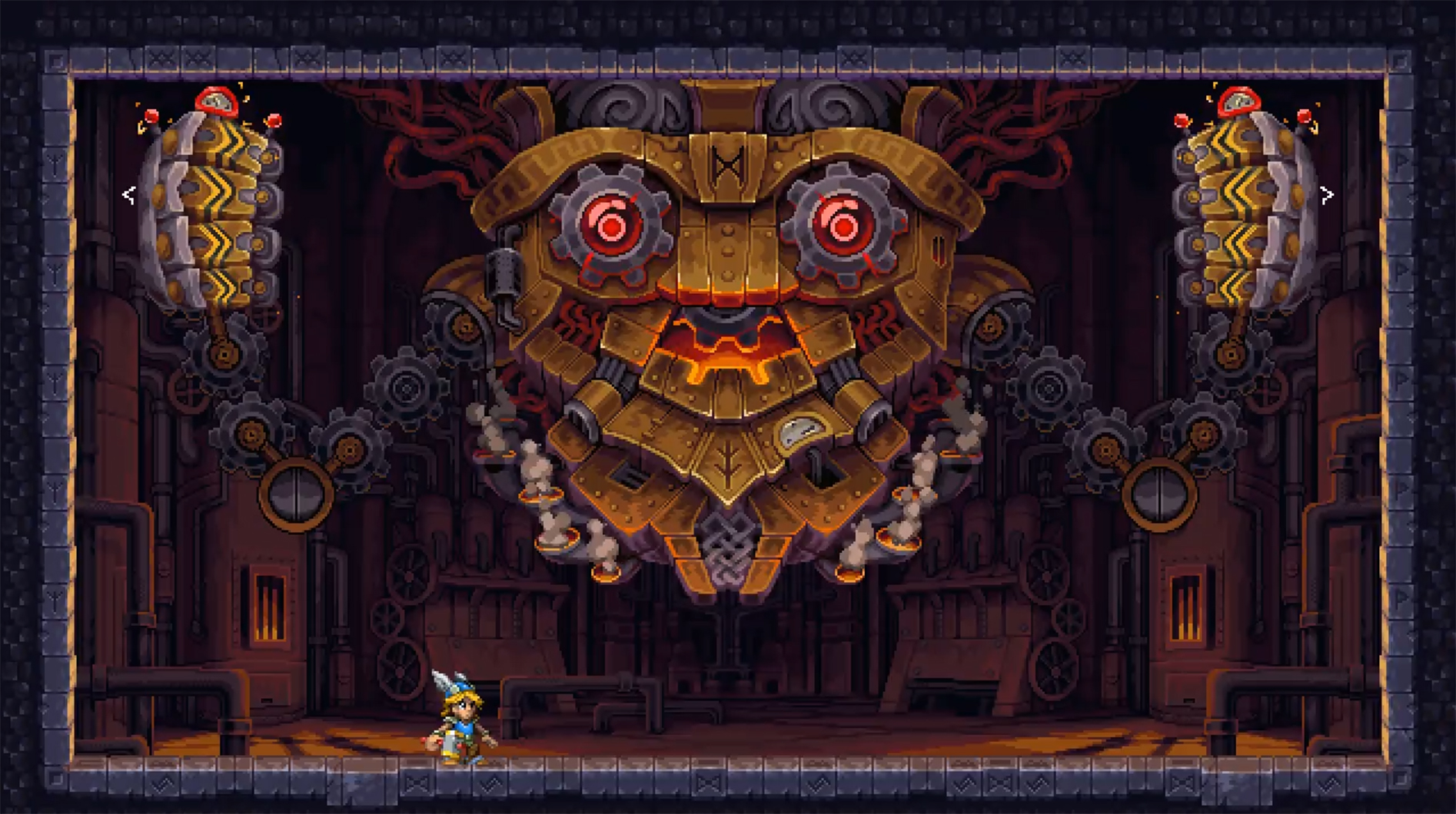 Tiny Thor gameplay trailer Asylum Square Gameforge Nintendo Switch PC 2D platformer hammer-throwing richocet summer 2023 release date