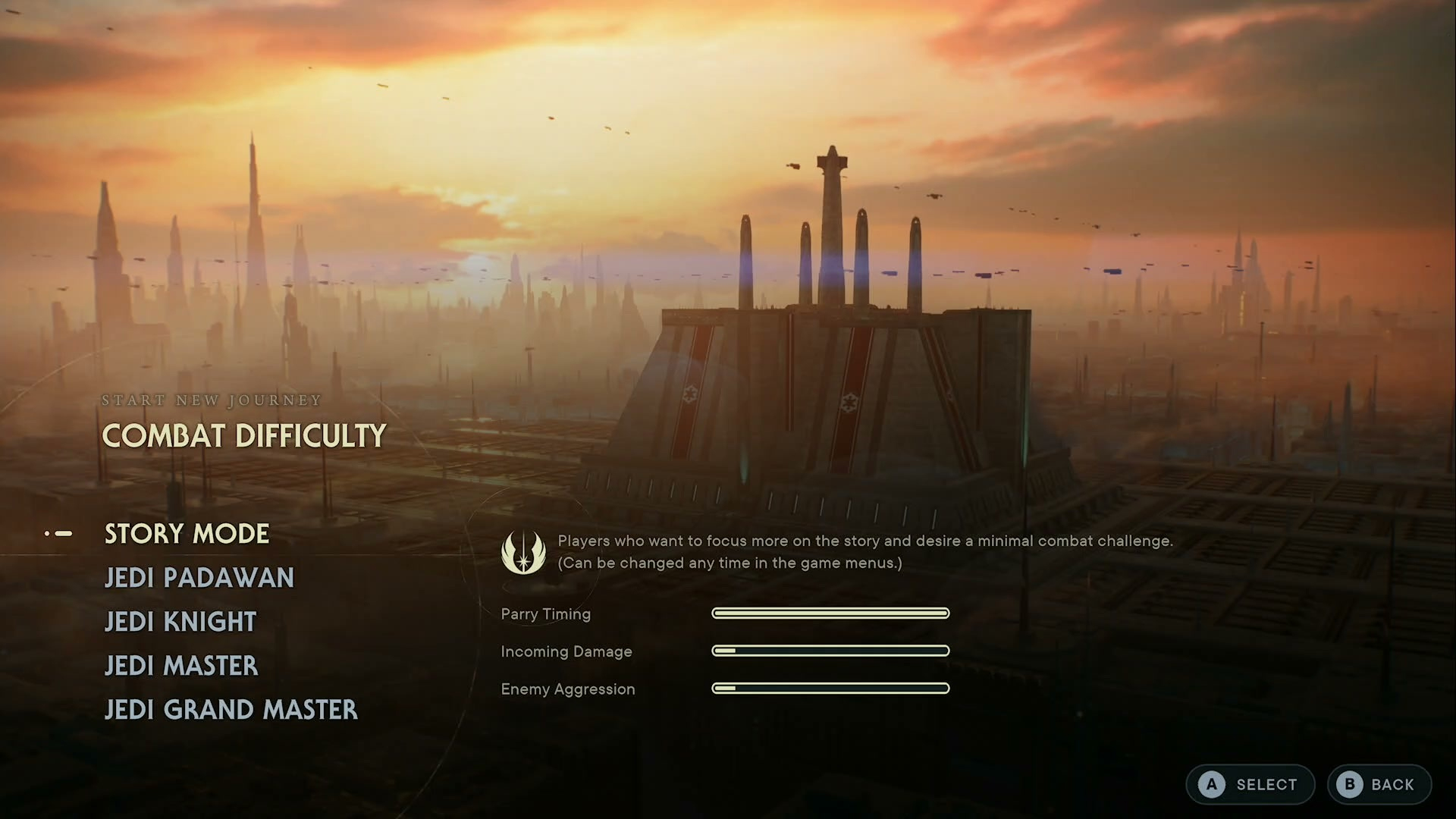 Here is the full answer to what the difficulty settings differences are in Star Wars Jedi: Survivor from Respawn Entertainment.