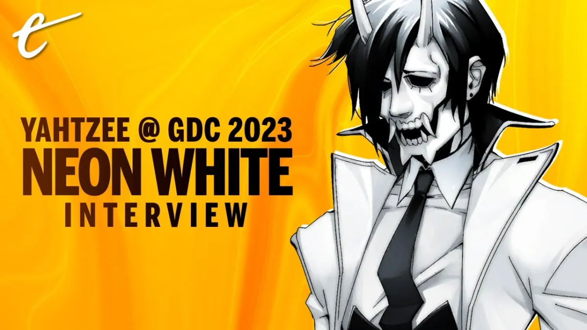 Zero Punctuation creator Yahtzee Croshaw does a GDC interview with Ben Esposito, creative director of his favorite game of 2023, Neon White.