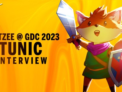 Zero Punctuation creator Yahtzee Croshaw talks with Andrew Shouldice, creator of Tunic, for an interview filmed at GDC 2023.