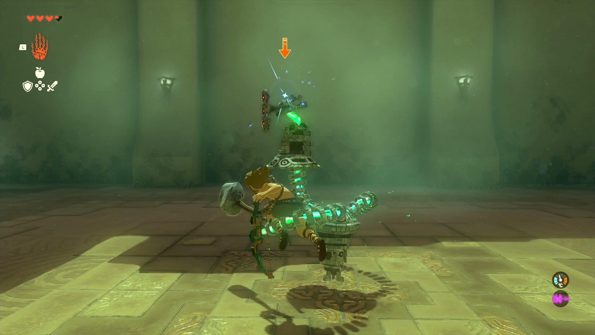 The Legend of Zelda Tears of the Kingdom Kyononis Shrine Backflip