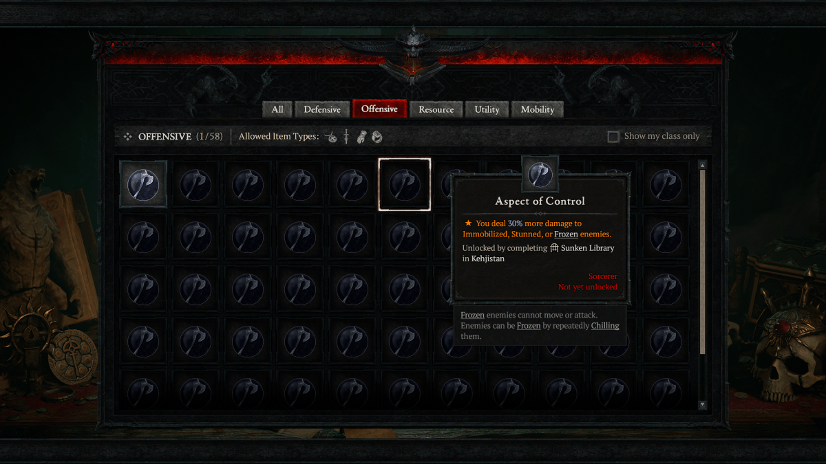 what are Aspects in Diablo 4 how to get use them Offensive