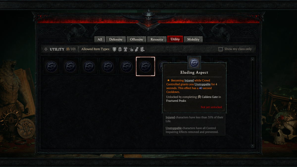 what are Aspects in Diablo 4 how to get use them Utility