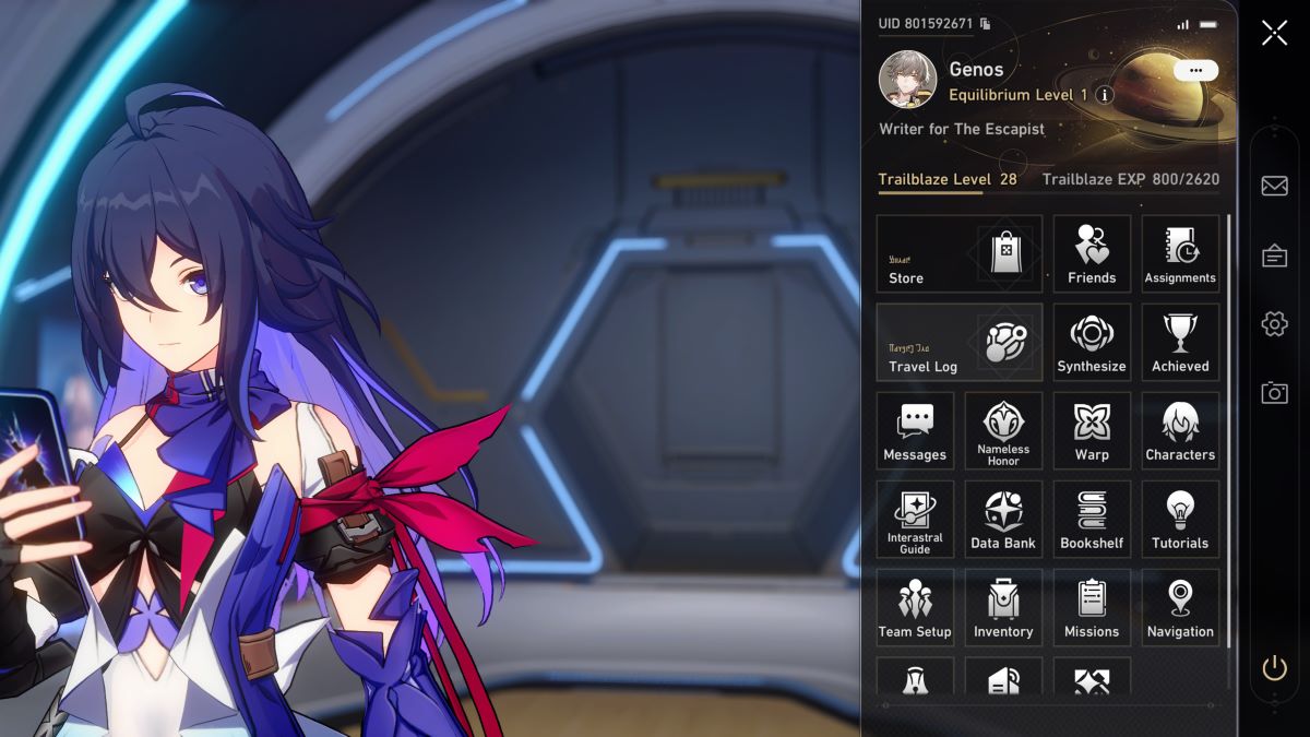 How to complete trials for easy rewards in Honkai: Star Rail - Travel Log Menu