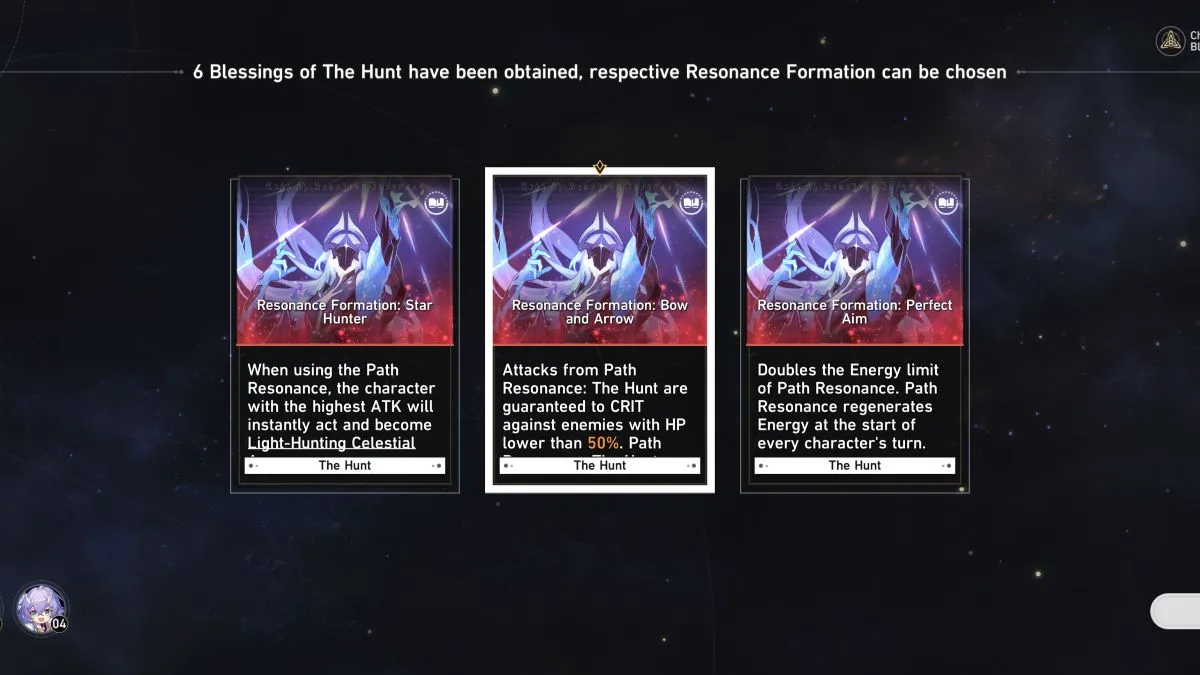 The Resonance Formations available in World 4 of the Simulated Universe in Honkai: Star Rail