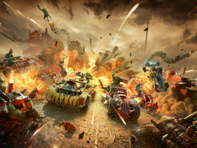 Plaion & Caged Element reveal free-to-play high-Orktane combat racer Warhammer 40,000: Speed Freeks for PC via Steam, alpha test live now.