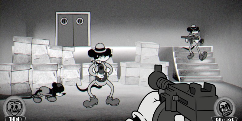Fumi Games reveals the debut teaser trailer for first-person shooter (FPS) game Mouse, which has a retro black-and-white animation style.