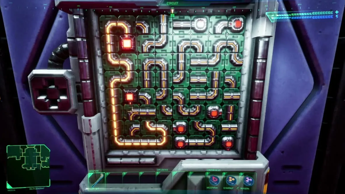 How to Solve Junction Box Puzzles in System Shock Remake - the Pipe Mania-styled puzzles