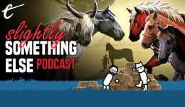 This week on the Slightly Something Else podcast, Yahtzee Croshaw and Marty Sliva discuss video game horses and how they kind of suck.