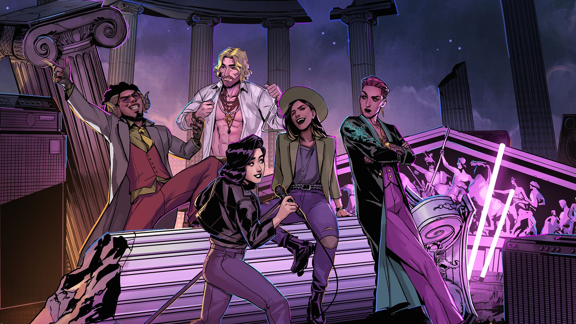 Stray Gods musical game preview Summerfall Studios unique energy to create personality of Grace