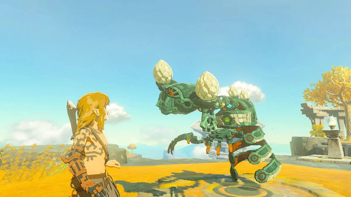The Legend of Zelda: Breath of the Wild Guardians were killers, but Zonai Constructs in Tears of the Kingdom (TotK) show how docile machines are supposed to be.