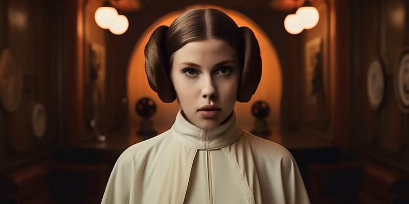 Wes Anderson Star Wars trailer directed fake AI Galactic Menagerie Curious Refuge