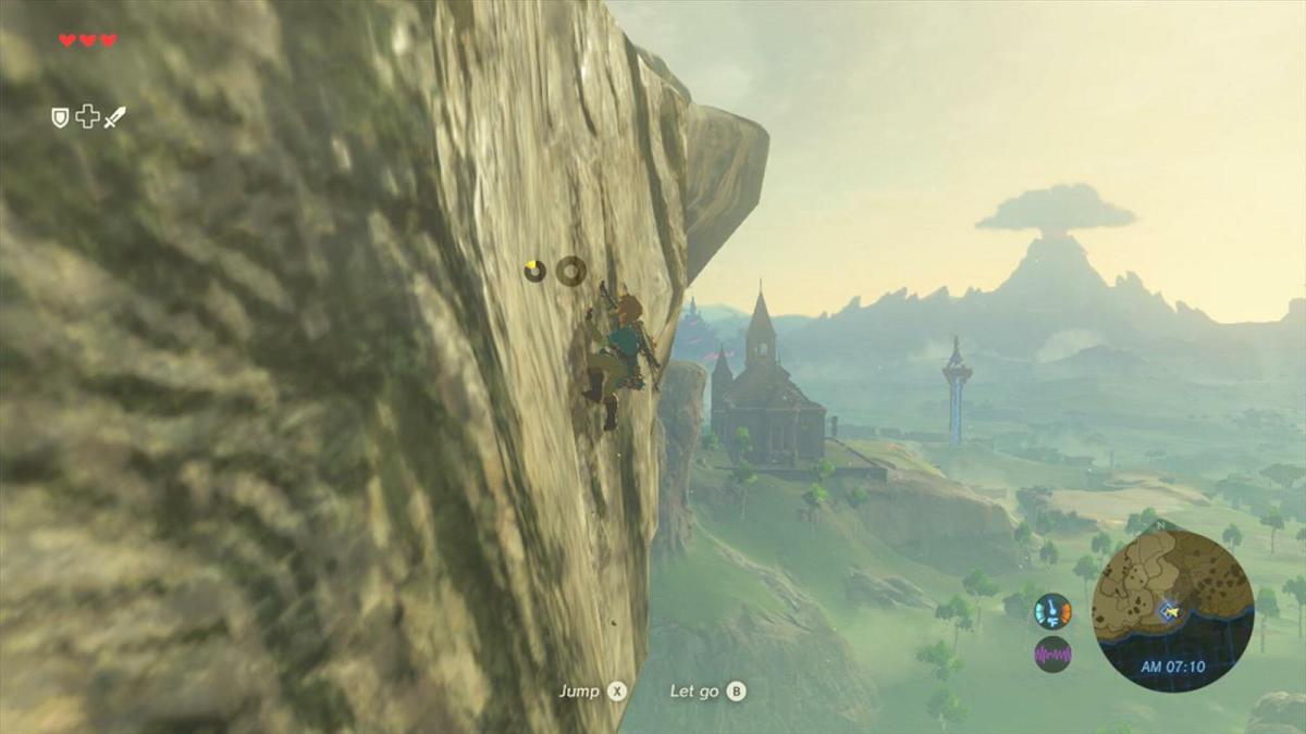 The Legend of Zelda: Breath of the Wild BotW climbing still best most fun part especially at Great Deku Tree
